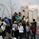 Экскурсия для детей во время открытия выставки «Ветвистый-когтистый», Нефтеюганс