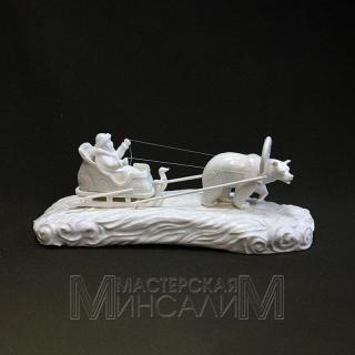 Скульптурная композиция «Зимушка»