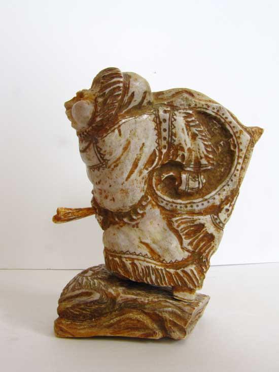 Скульптура «Шаманка», 150х90х70 мм, рог лося