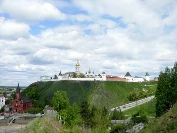 Вид на Тобольский Кремль с Панина бугра