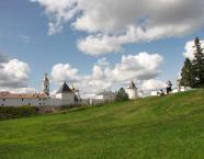 Вид на Тобольский Кремль из сада Ермака